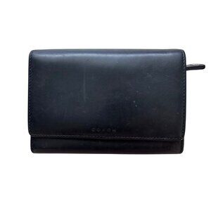 Vintage Coach Tri Fold Compact Wallet